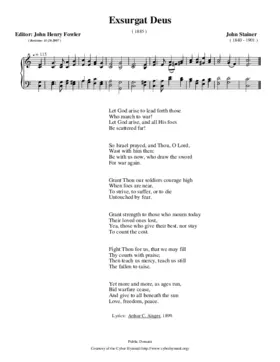 Let God arise to lead forth those