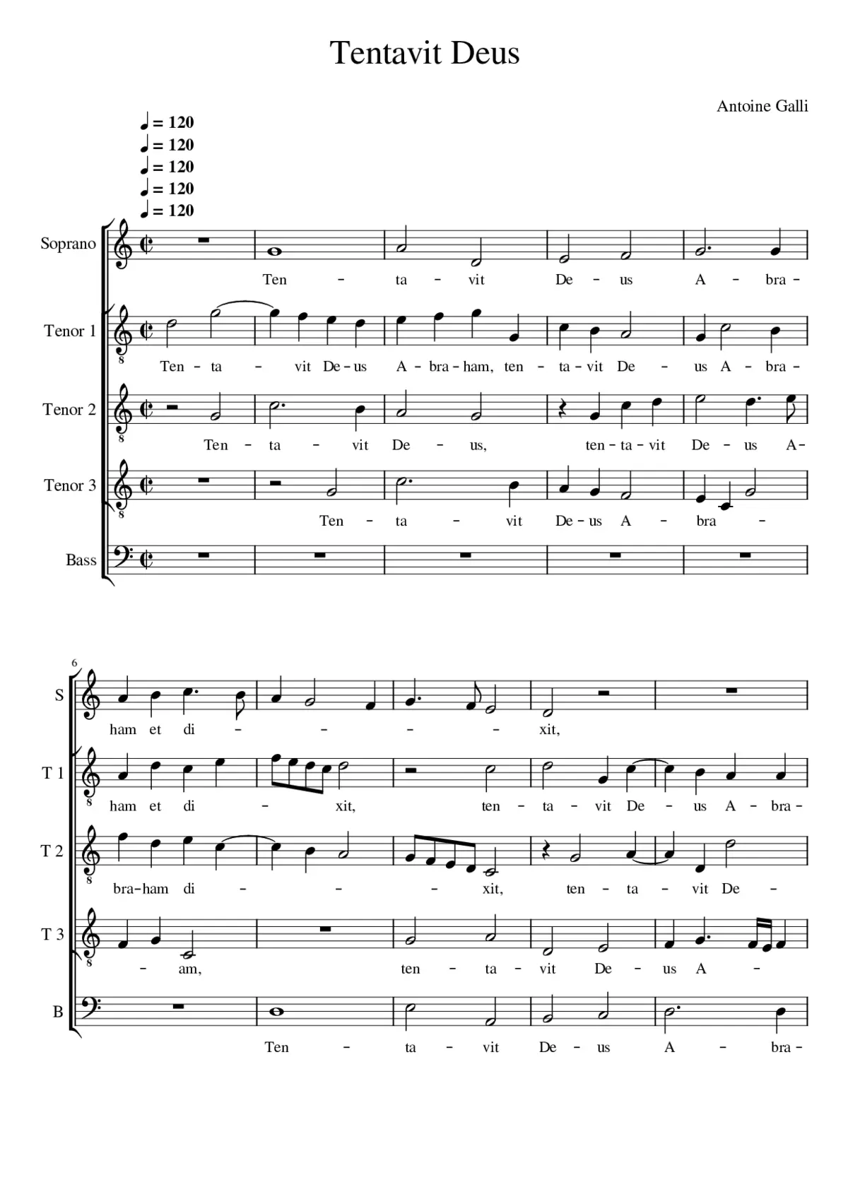 Tentavit Deus - Page 1