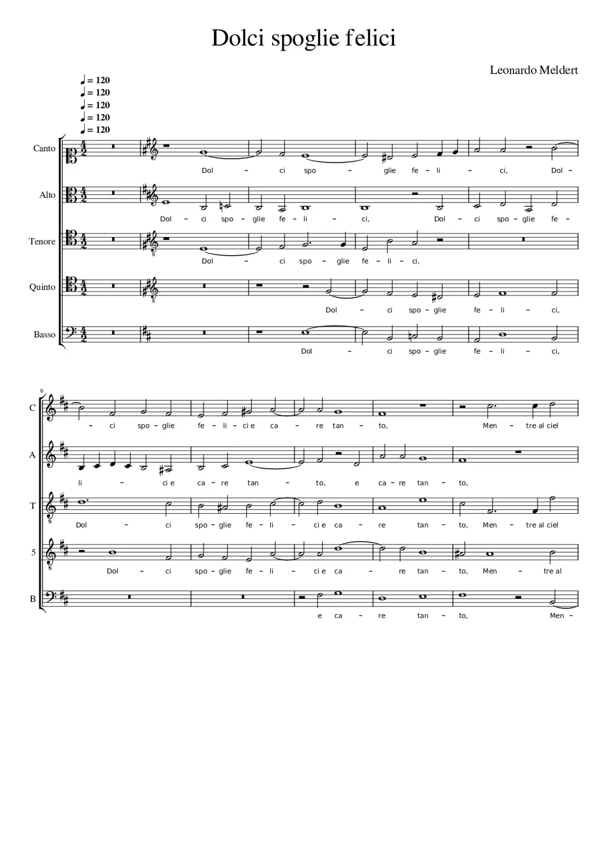 Dolci spoglie felici - Page 1
