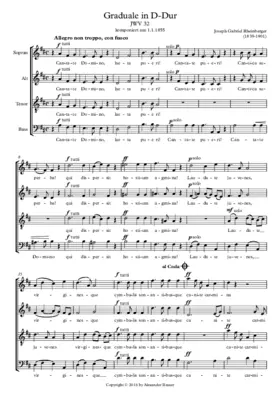 Graduale in D-major JWV 32