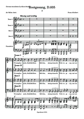 Bootgesang, D.835