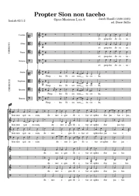 Propter Sion non tacebo