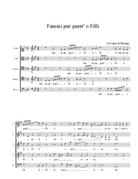 Fammi pur guerr' o Filli