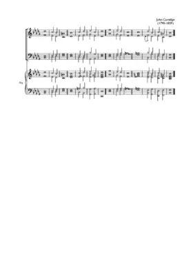 Double chant in B flat minor