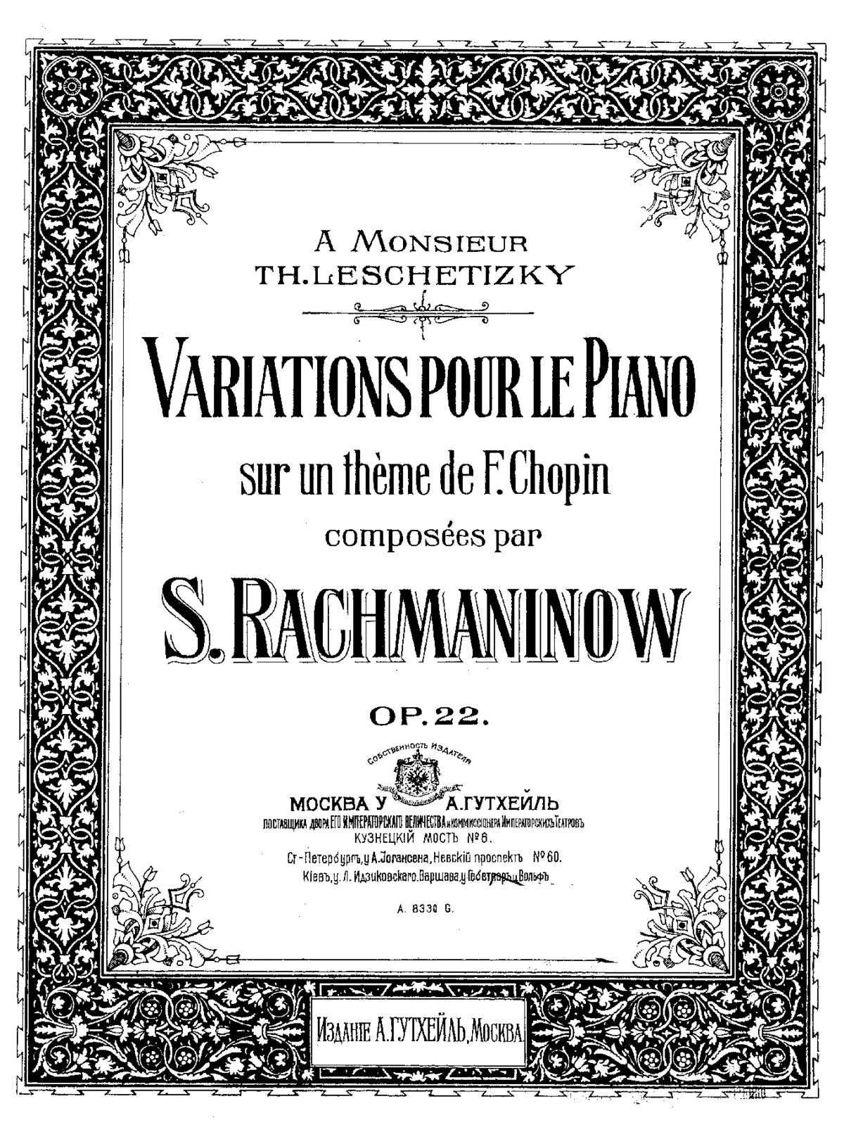 Variations on a Theme of Chopin - Page 1