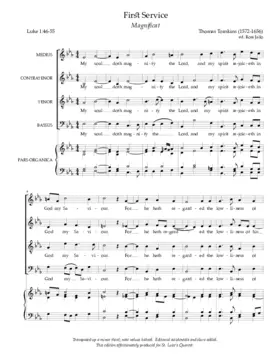 Magnificat and Nunc dimittis from The First Service