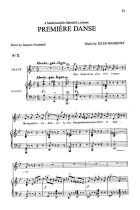 Première danse