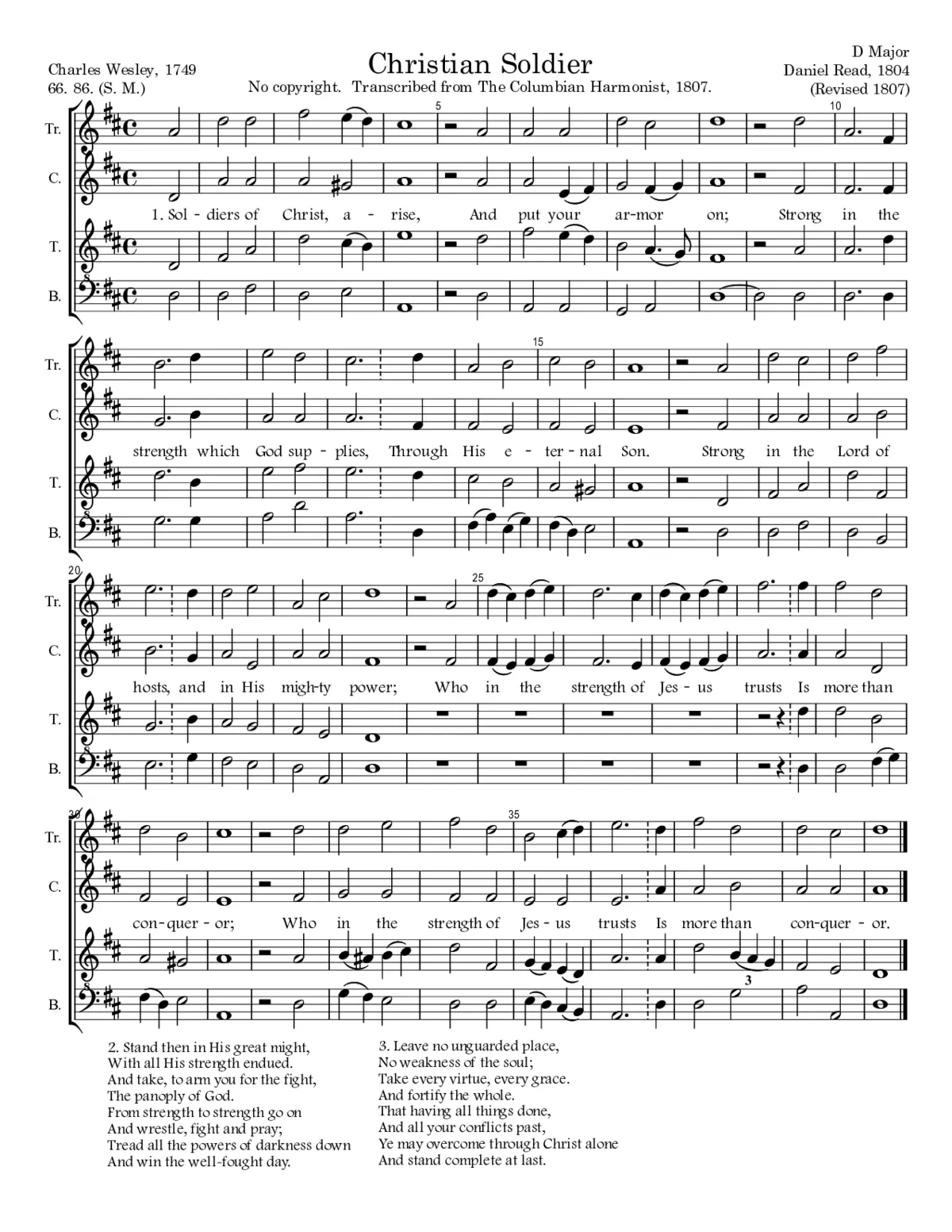 Christian Soldier - Page 1
