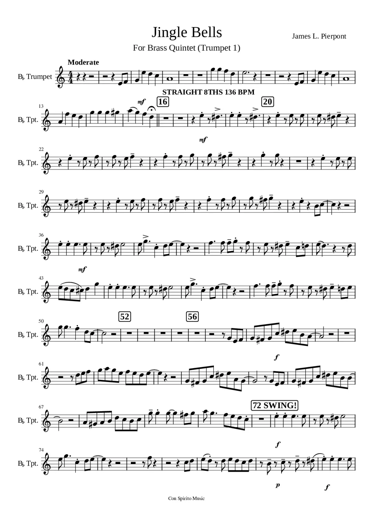 jingle bells downriver brass - Page 1
