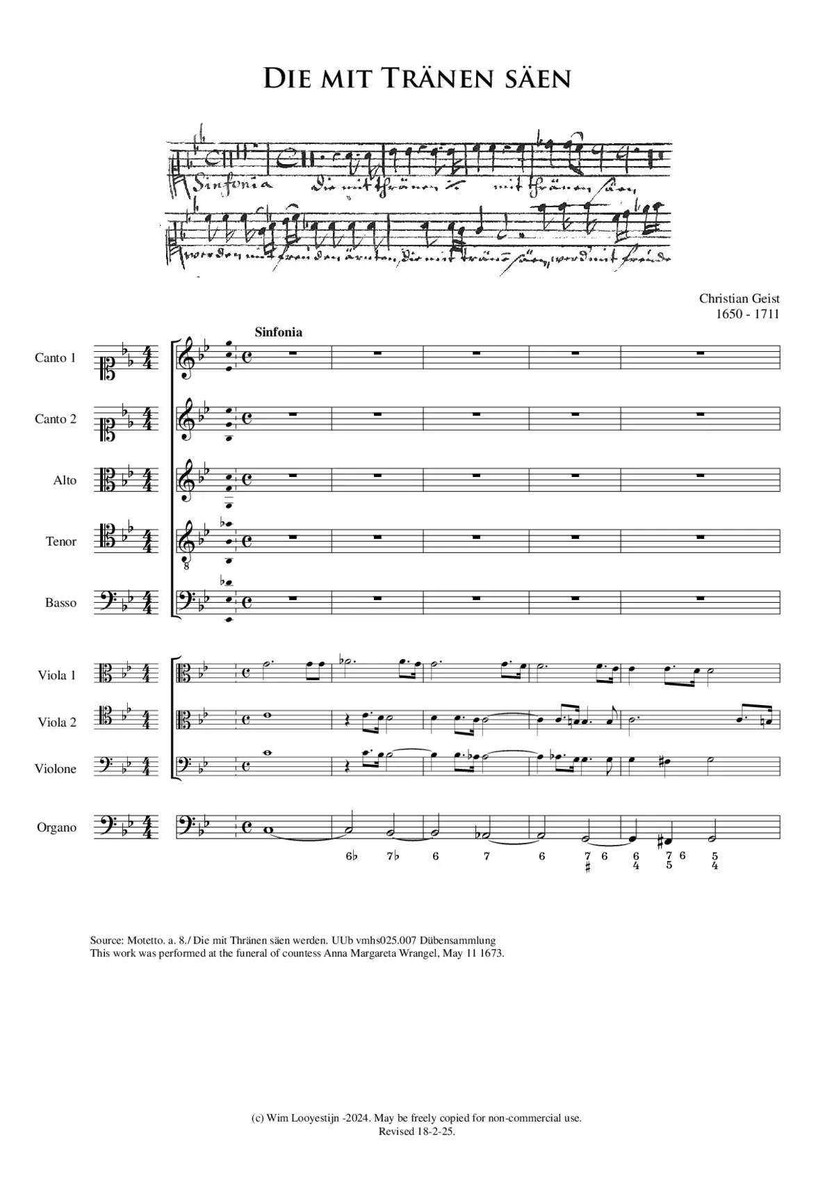 Die mit Thränen säen - Page 1