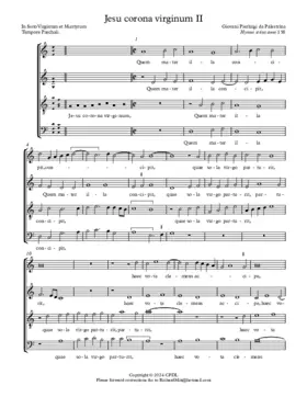 Jesu corona virginum II