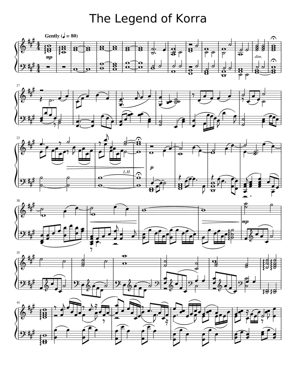 The Legend of Korra - Page 1