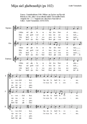 Mijn siel ghebenedijt