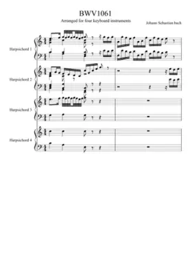 Concerto for 2 Harpsichords in C major BWV 1061