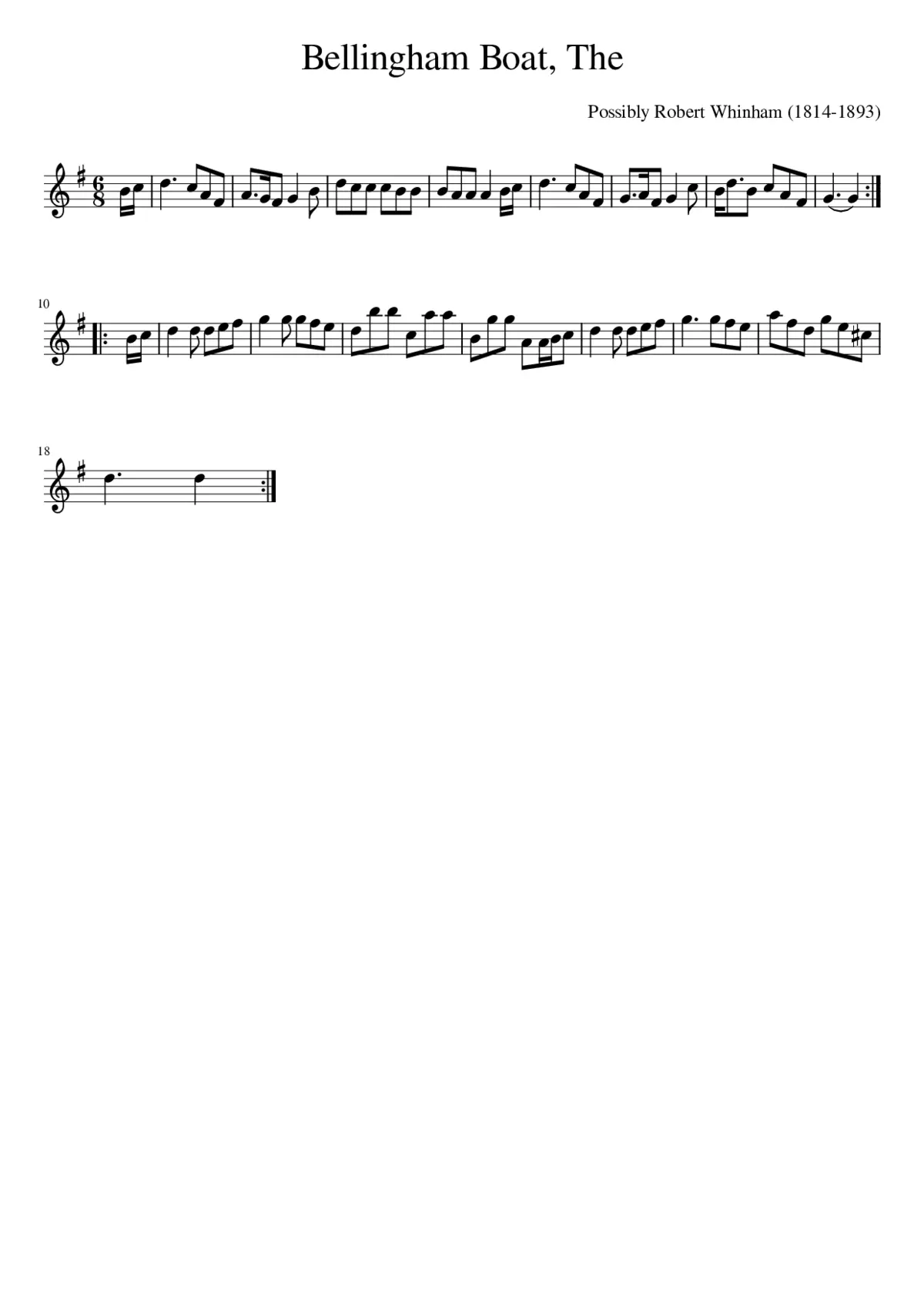 The Bellingham Boat - Page 1