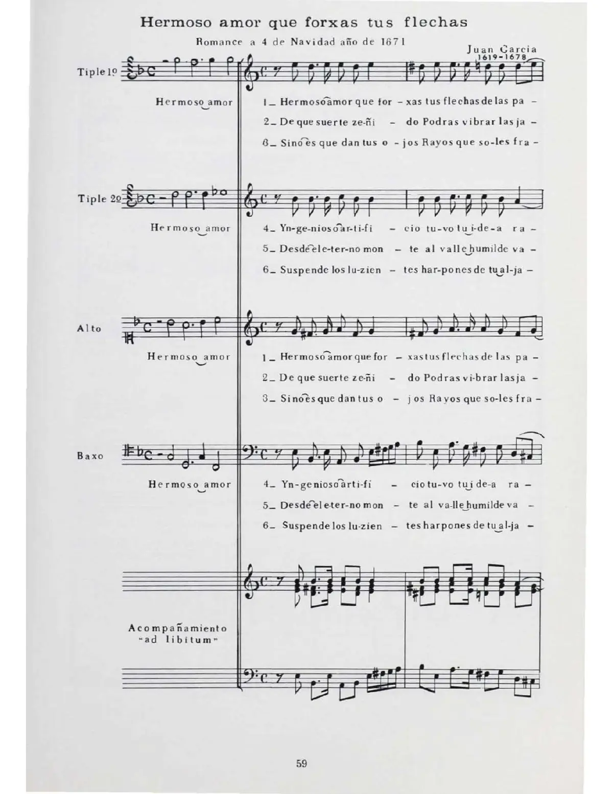 Hermoso amor que forxas tus flechas - Page 1