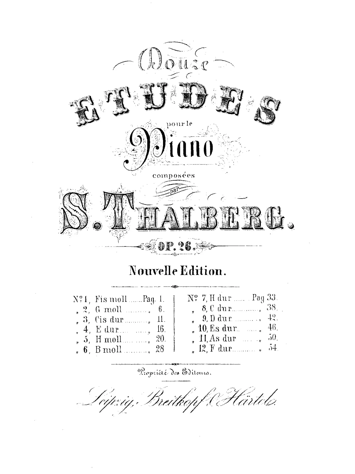 12 Etudes - Page 1