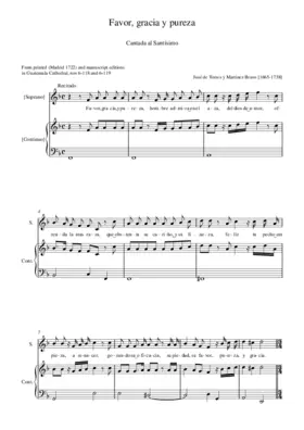 Favor, gracia y pureza