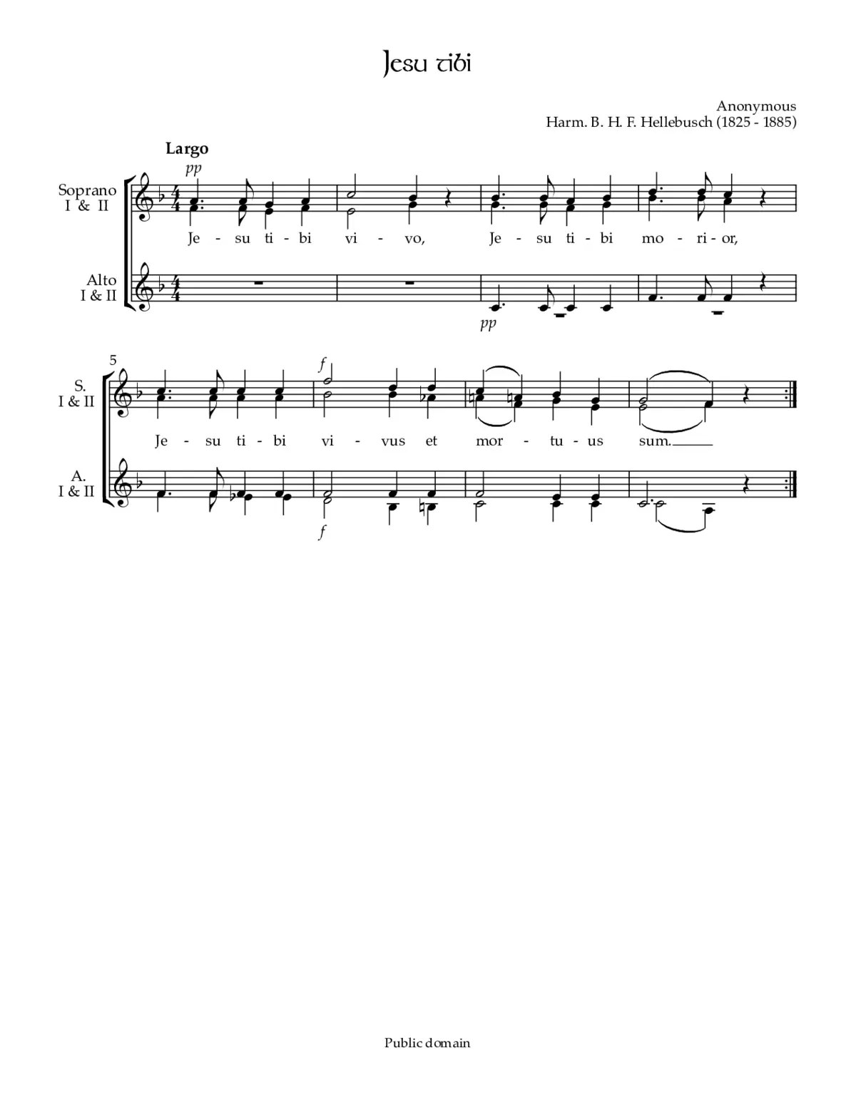 Jesu tibi - Page 1