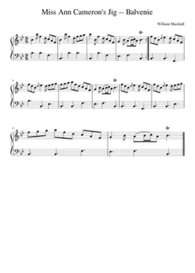 Miss Ann Cameron's Jig -- Balvenie