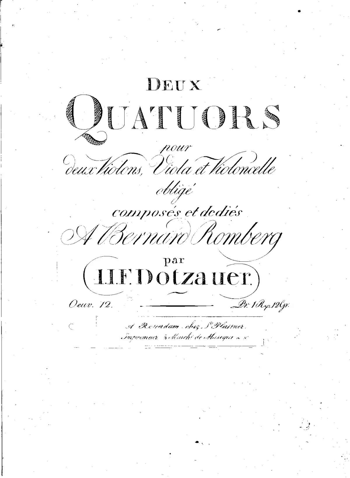 2 String Quartets - Page 1