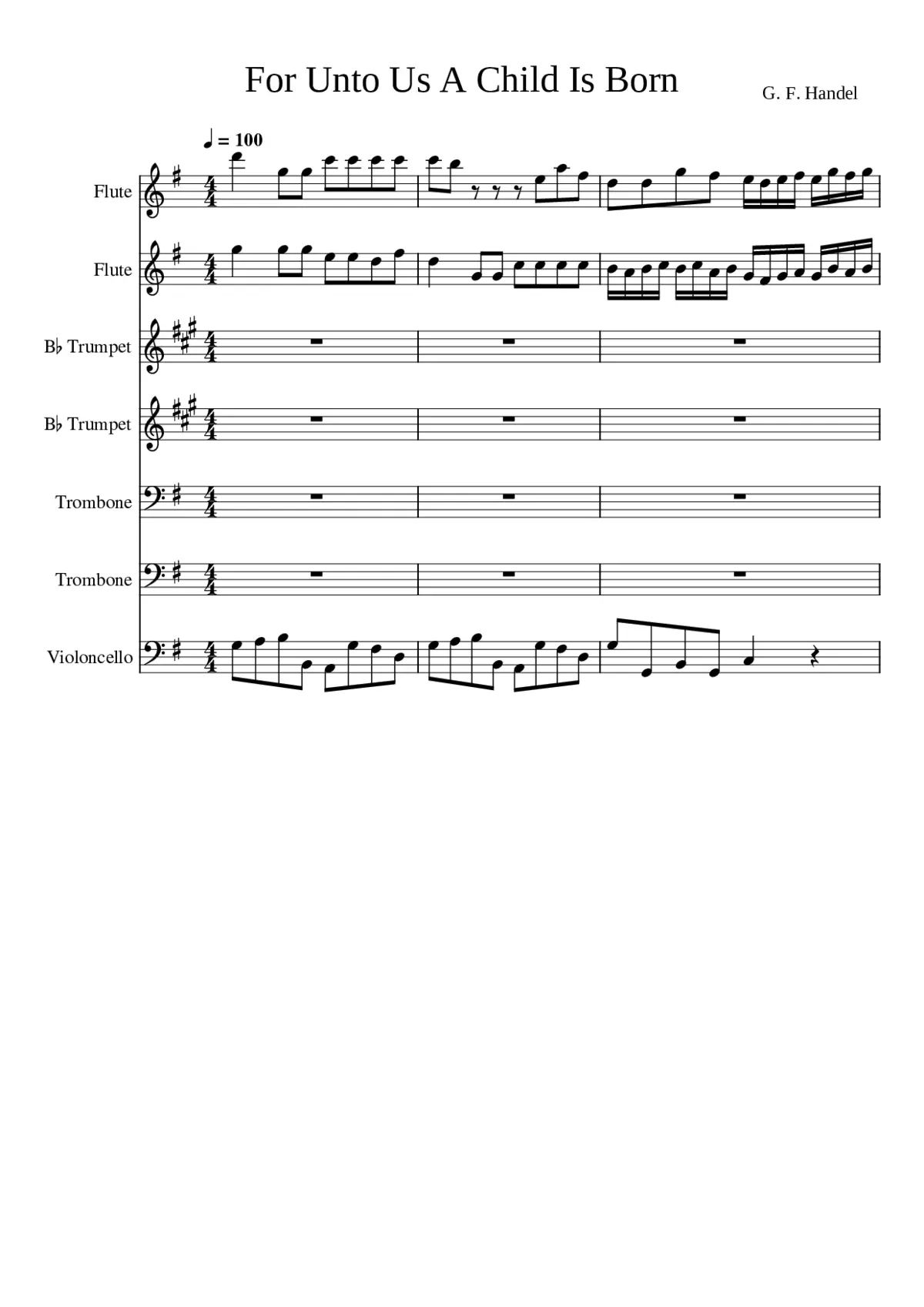 Messiah HWV 56 - Page 1