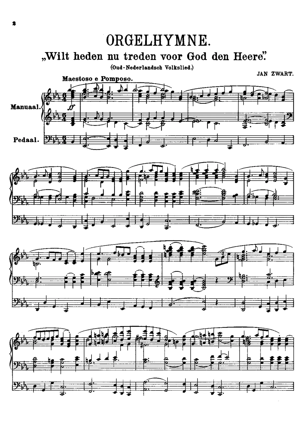 3 Old Dutch Folk Songs - Page 1