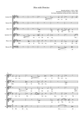 Heu mihi Domine