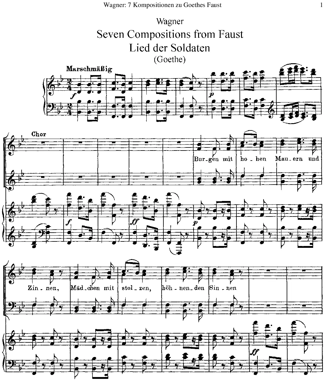 7 Kompositionen zu Goethes Faust - Page 1