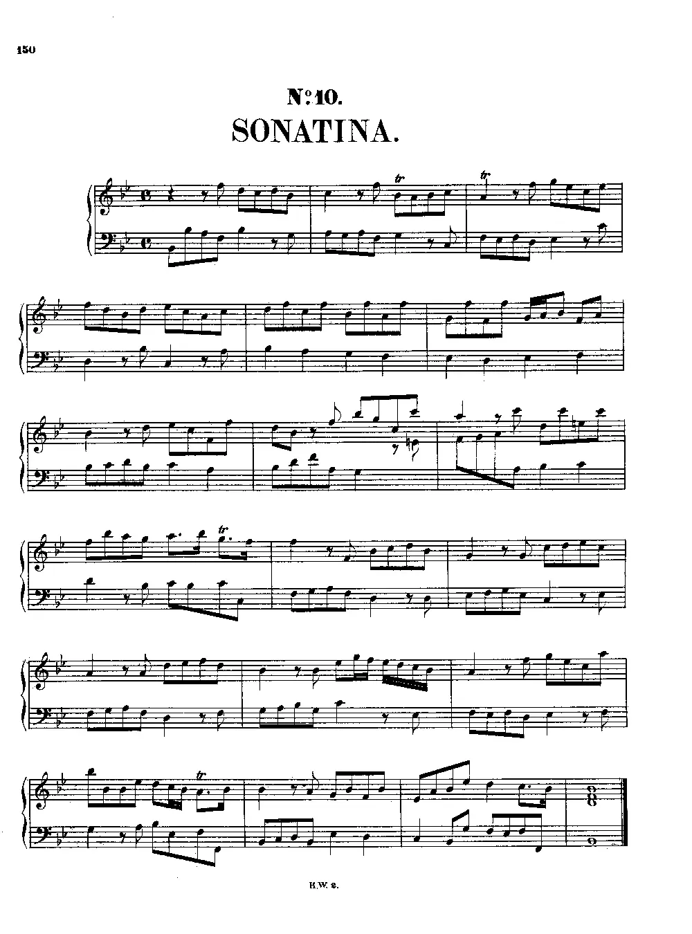 Sonatina in B-flat major - Page 1