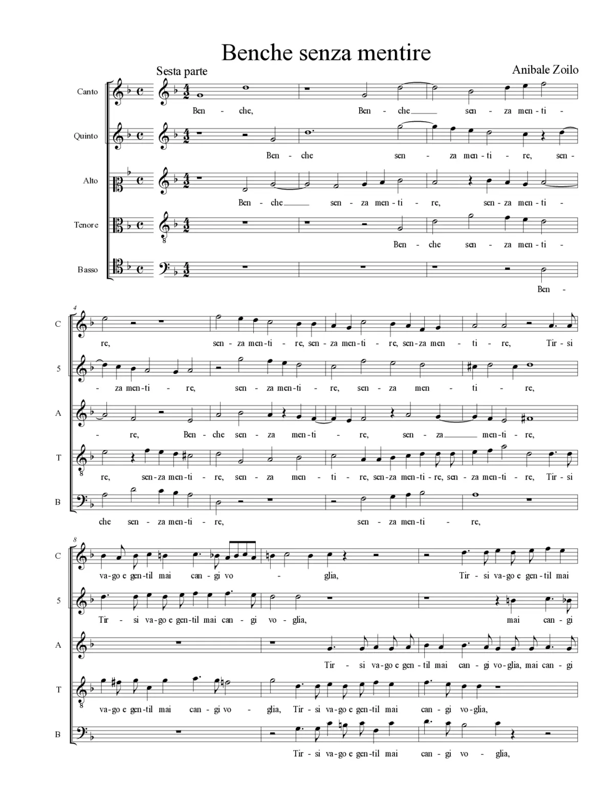 Benche senza mentire - Page 1