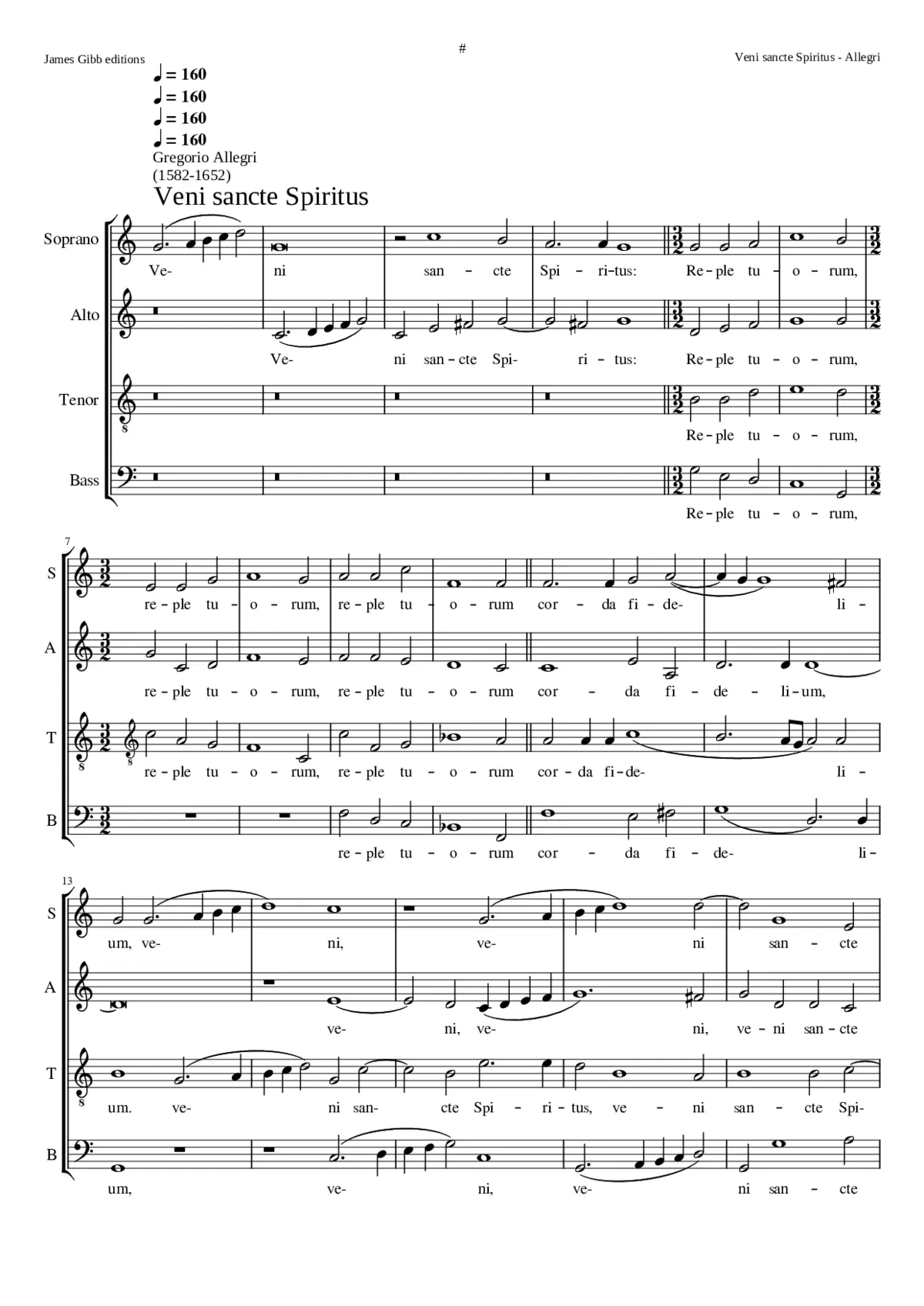 Veni sancte Spiritus - Page 1