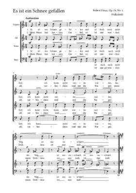 Es ist ein Schnee gefallen