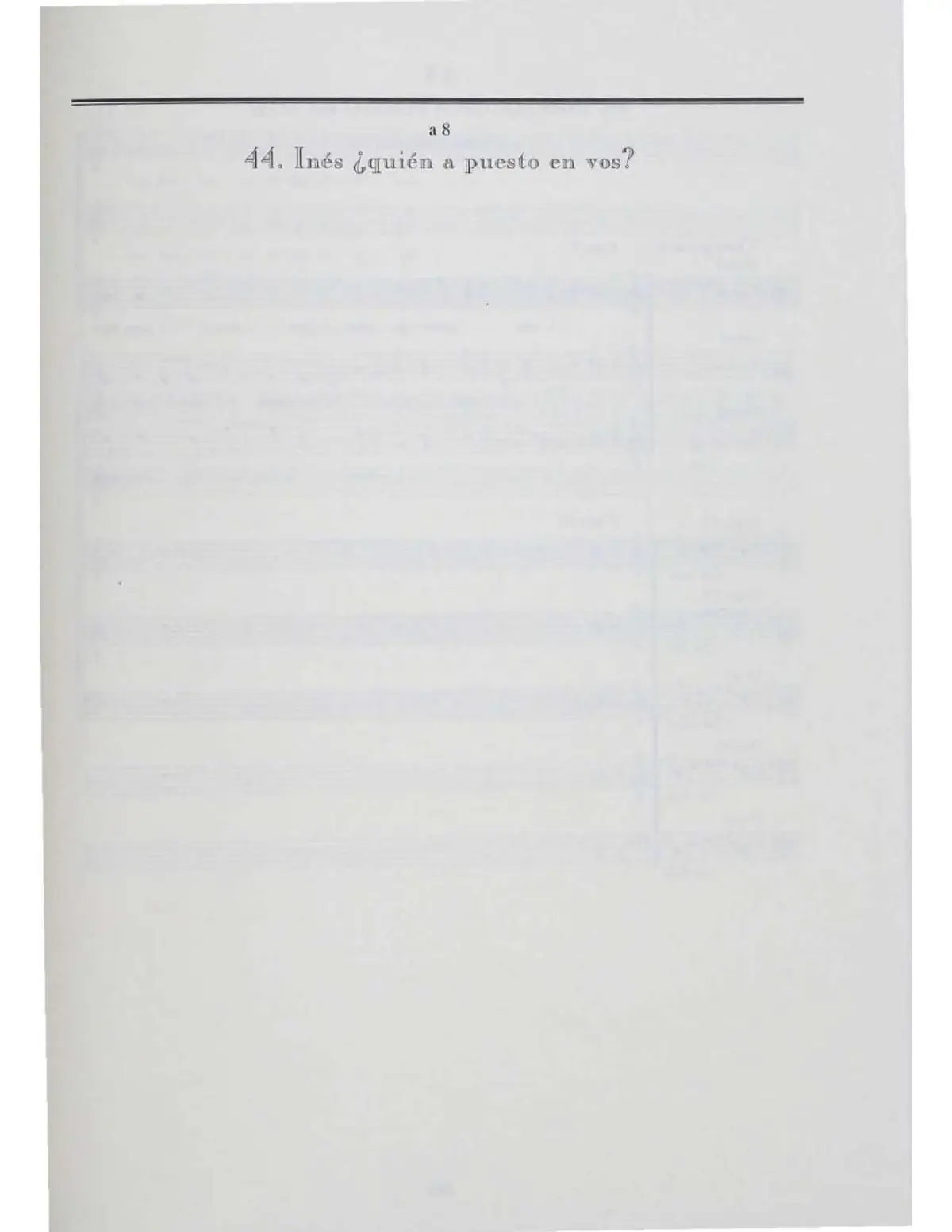 Inés, ¿quién a puesto en vos? - Page 1