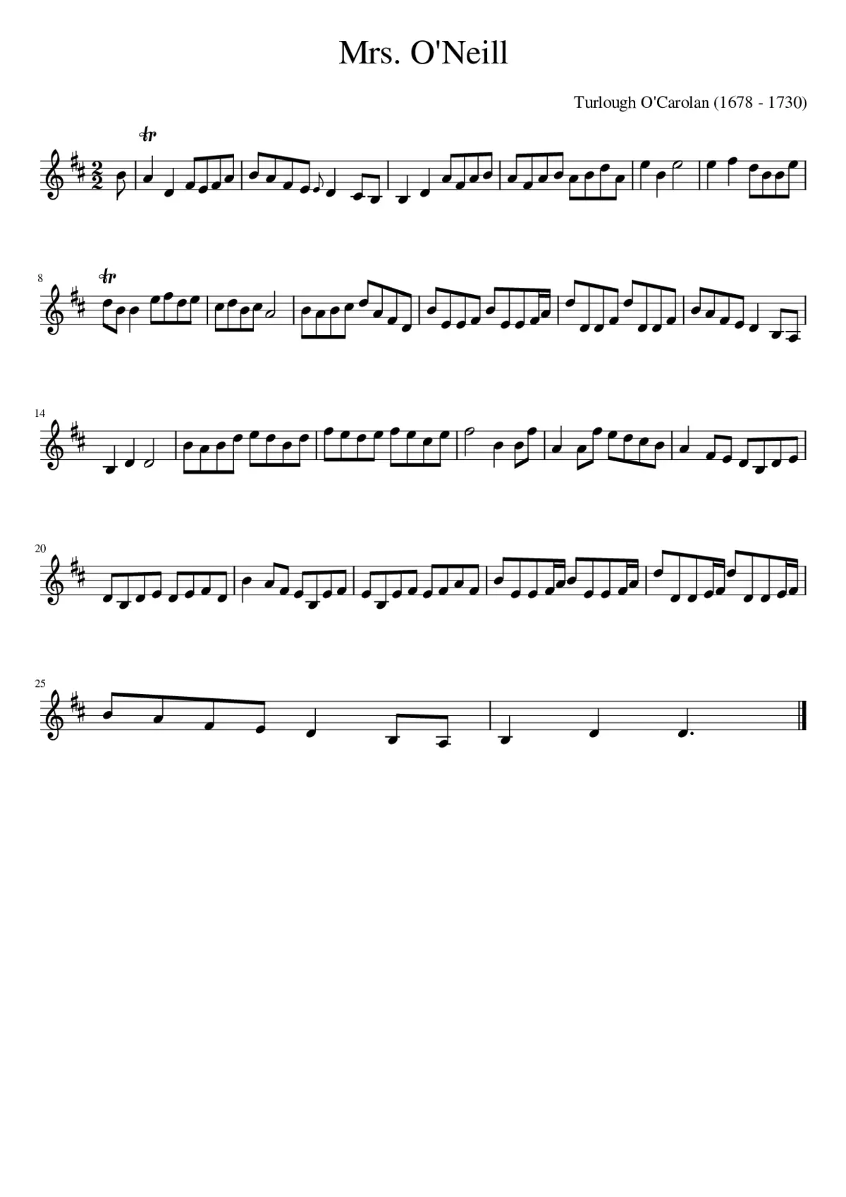 Mrs. O'Neill - Page 1