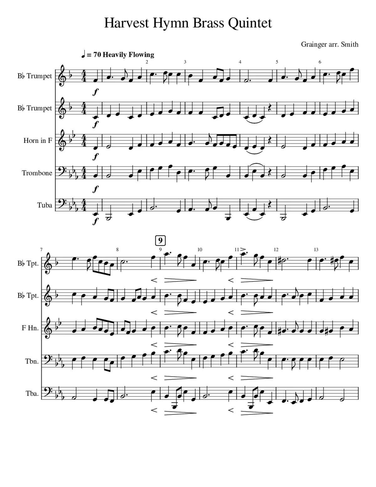 Harvest Hymn - Page 1