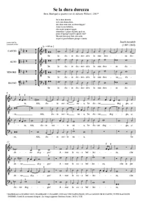 Se la dura durezza in la mia donna dura