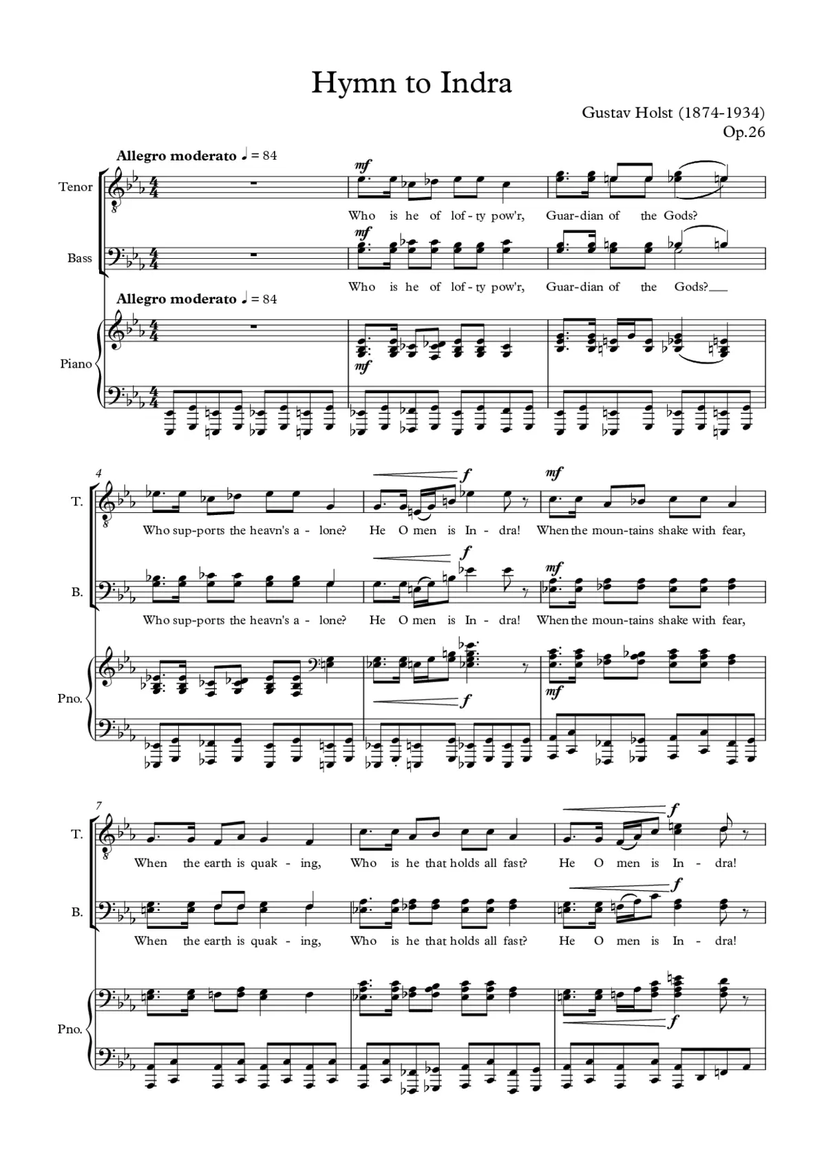 Hymn to Indra - Page 1