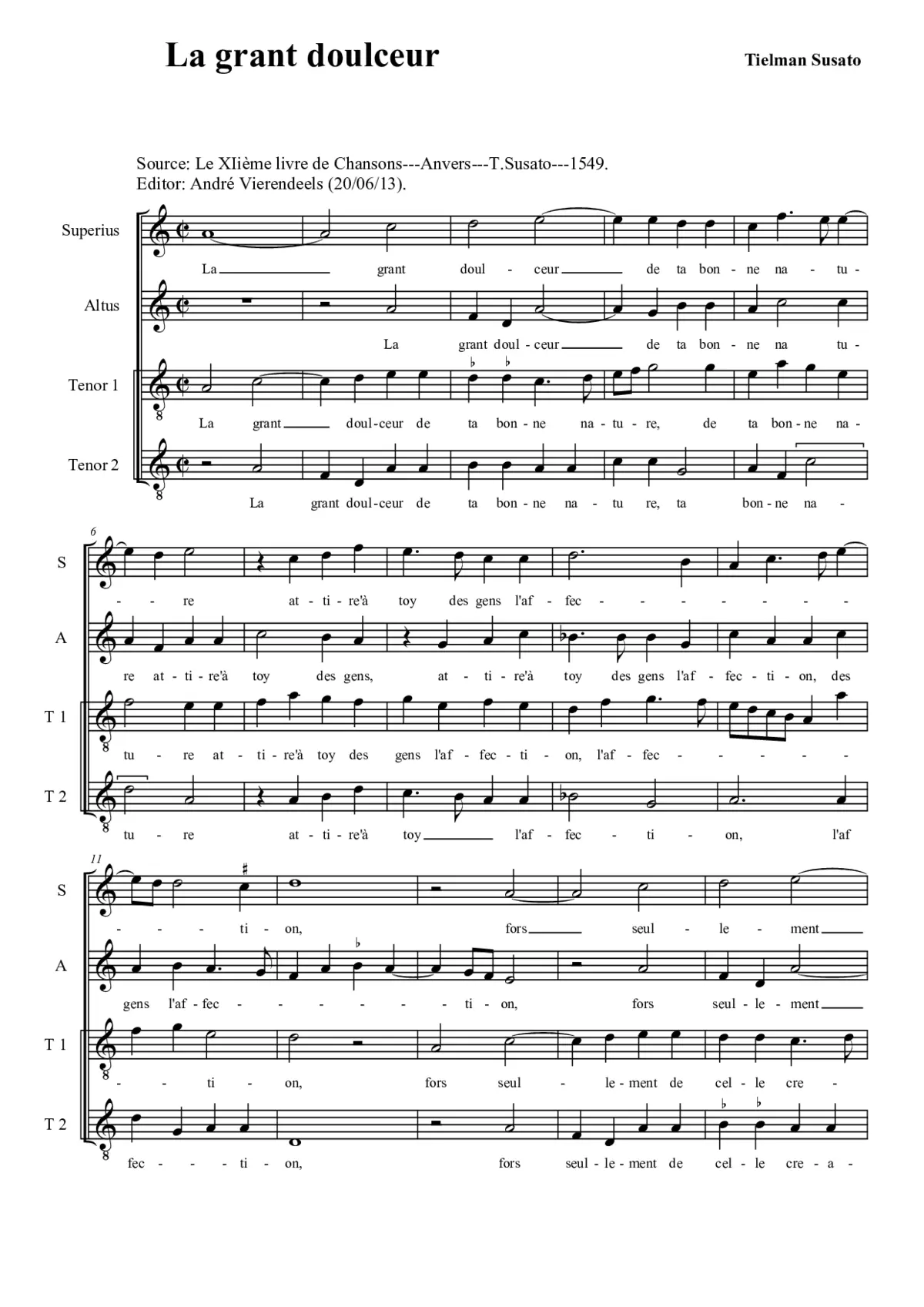La grant doulceur - Page 1