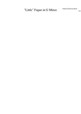 Fugue in G minor BWV 578