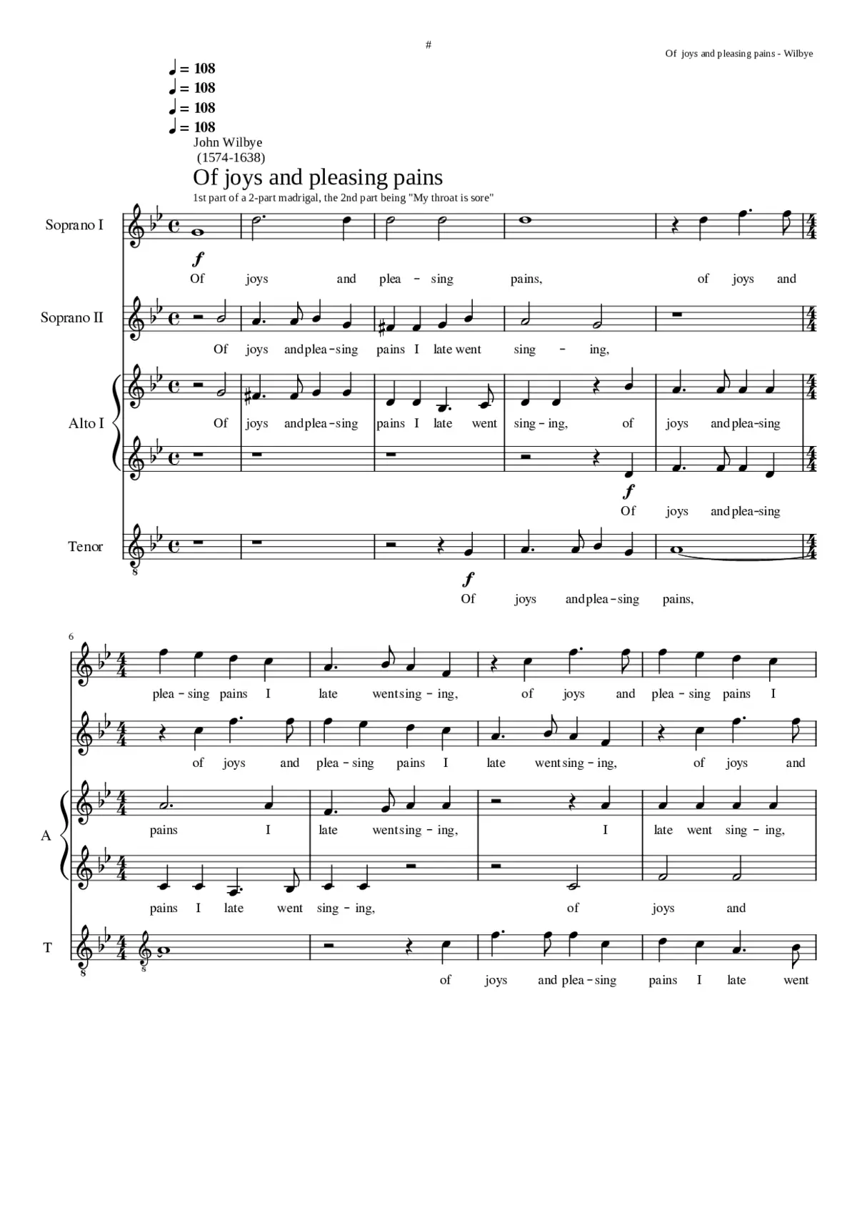 Of joys and pleasing pains - Page 1