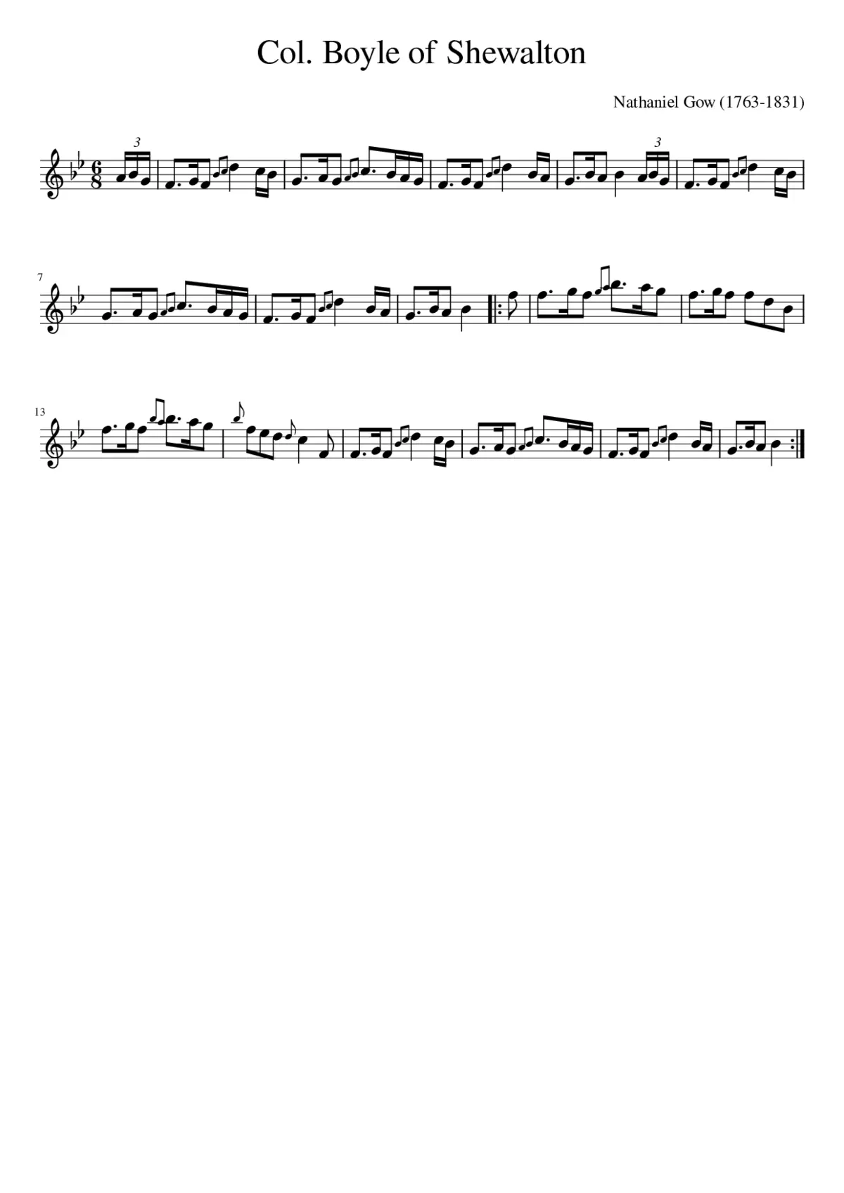 Col. Boyle of Shewalton - Page 1