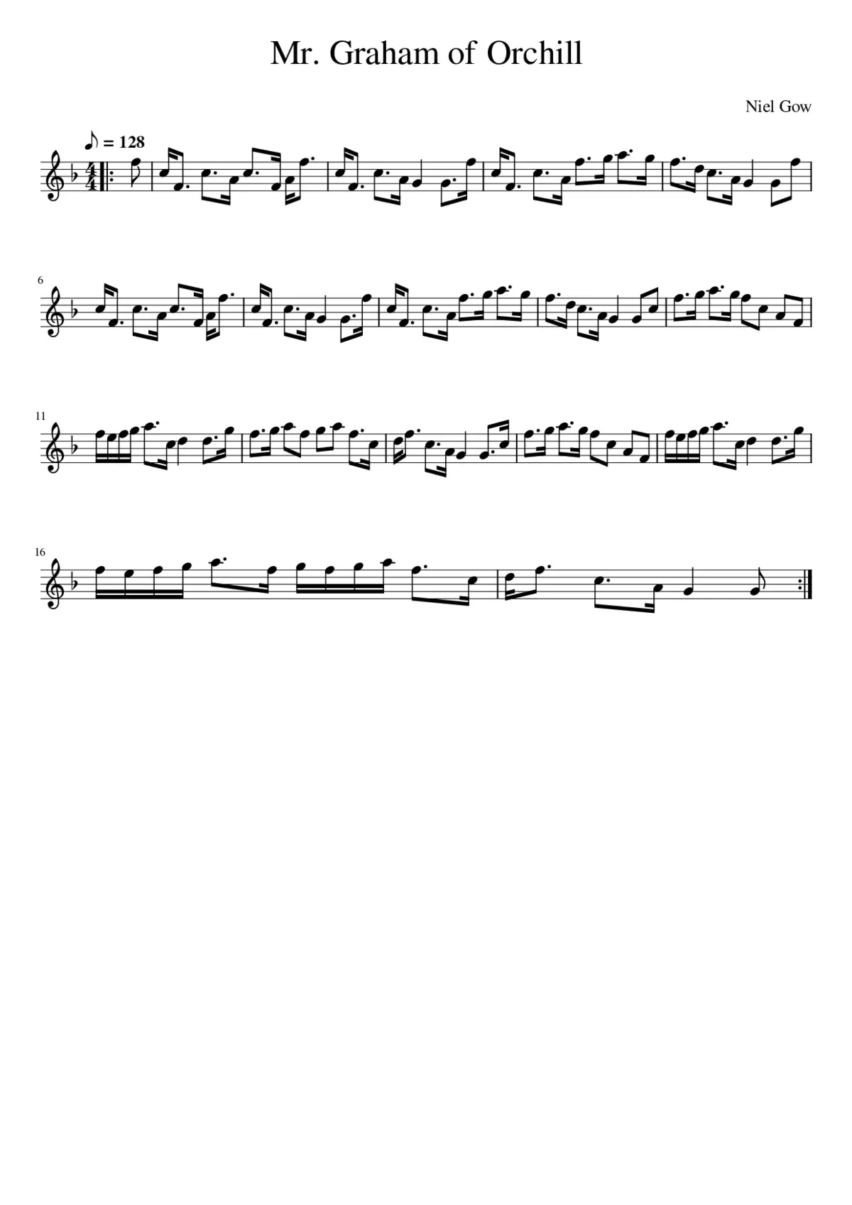 Mr. Graham of Orchill - Page 1