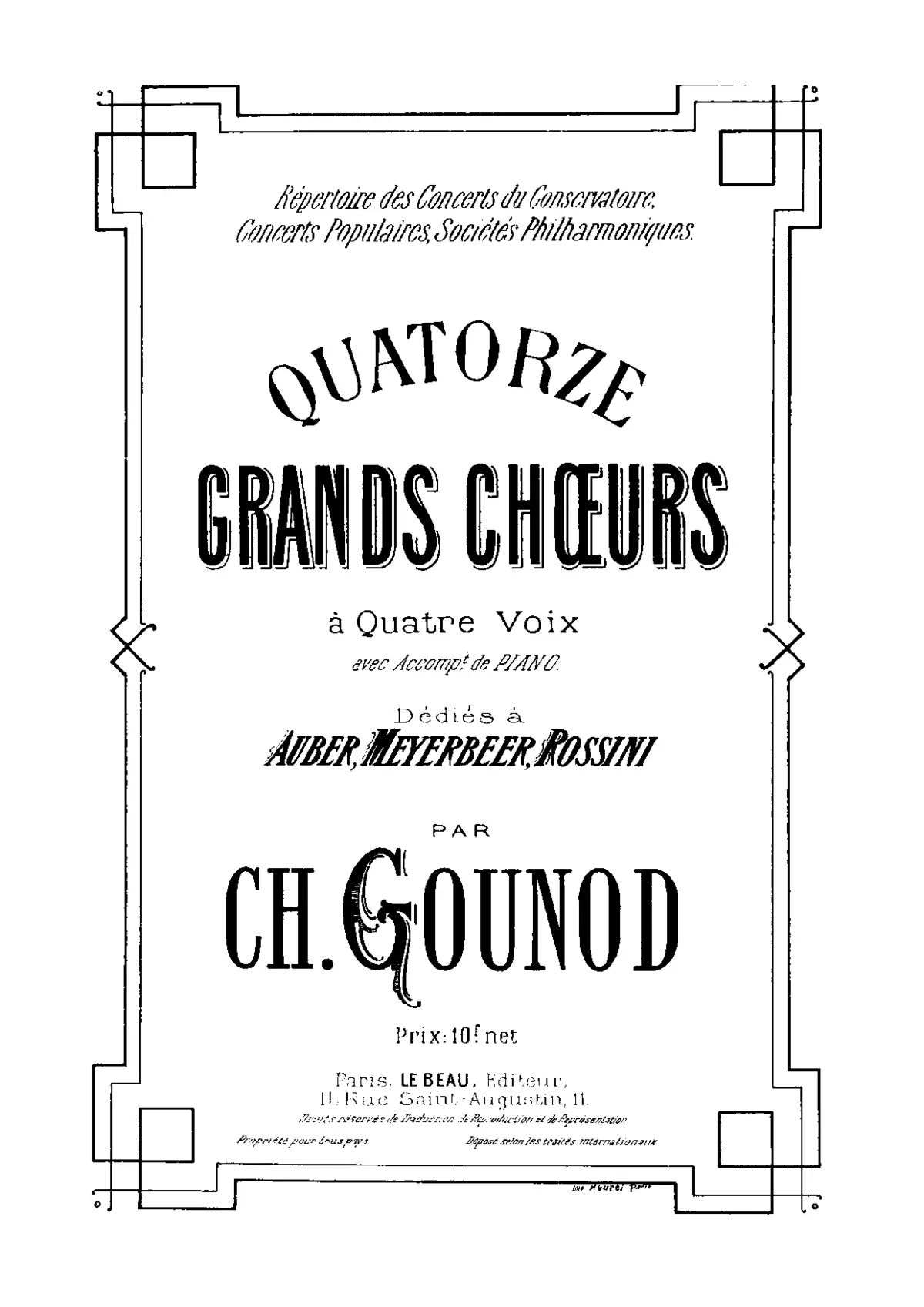14 Grands choeurs - Page 1
