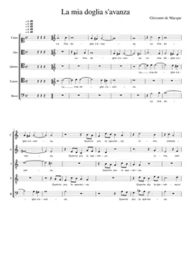 La mia doglia s'avanza