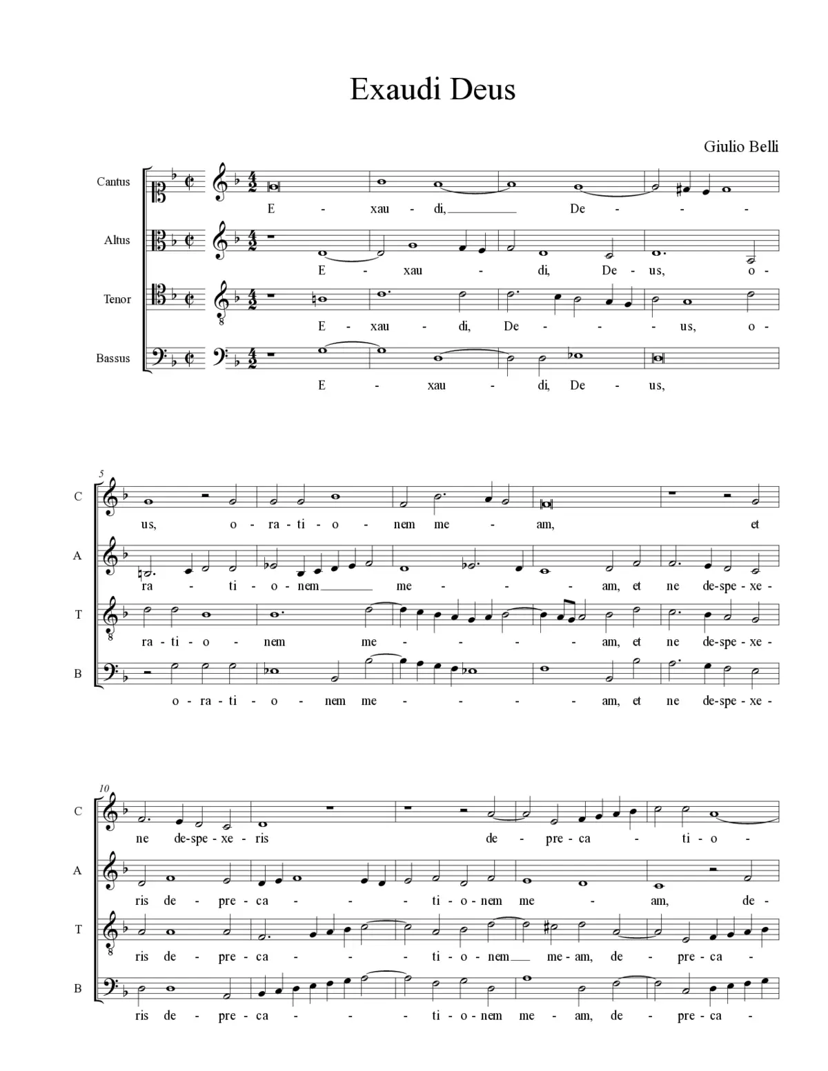 Exaudi Deus - Page 1