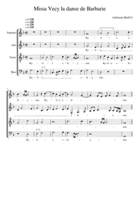 Missa super Vecy la danse de Barbarie