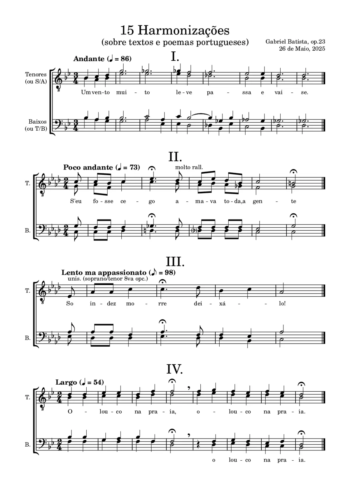 15 Harmonizações - Page 1