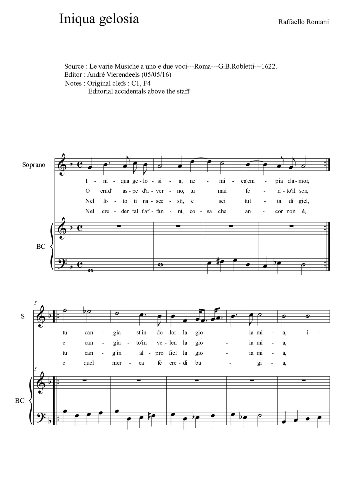 Iniqua gelosia - Page 1