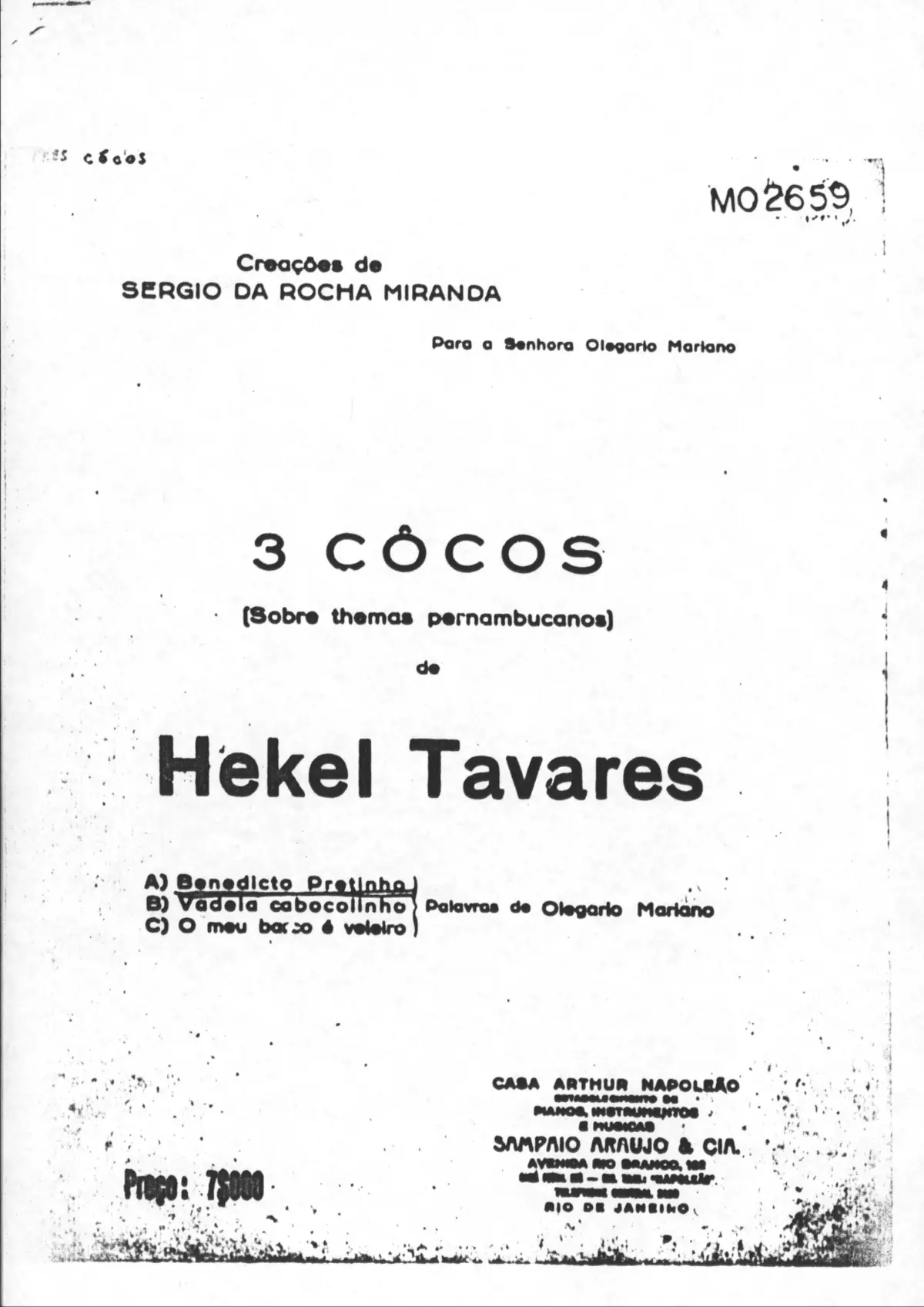 3 Côcos sobre themas pernambucanos - Page 1